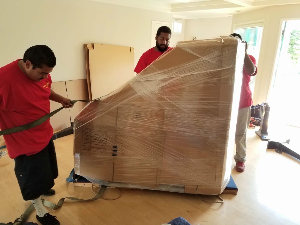 piano movers san diego padded