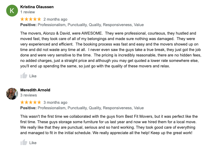lemon grove moving company reviews